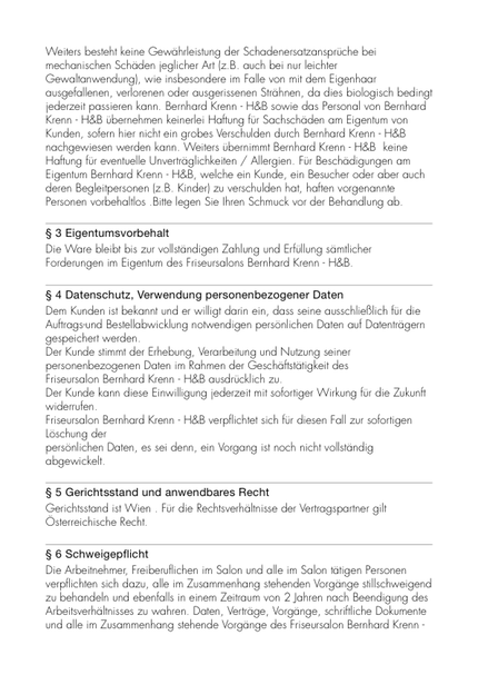 AGB Bernhard Krenn - H&B (verschoben)